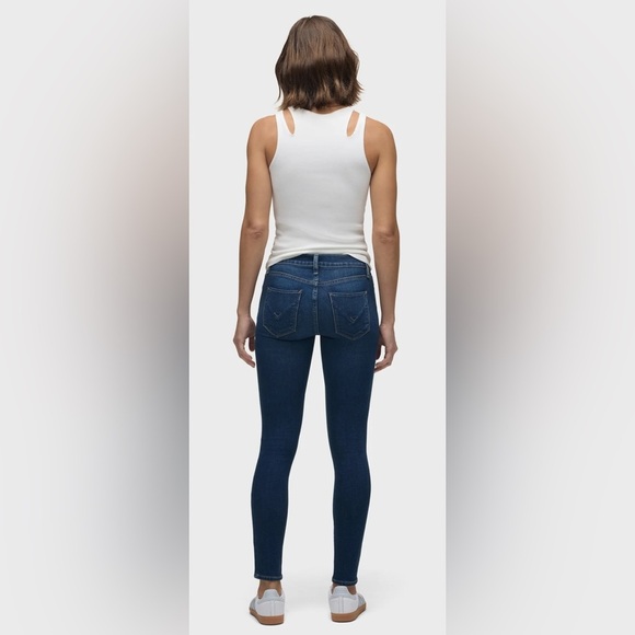 HUDSON Niko Mid-rise Super Skinny Ankle Jean in Obsess (dark wash) Size 28 - Picture 1 of 13